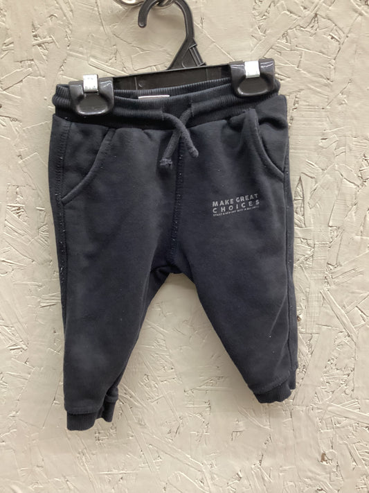 EUC Zara 9-12m Black Joggers