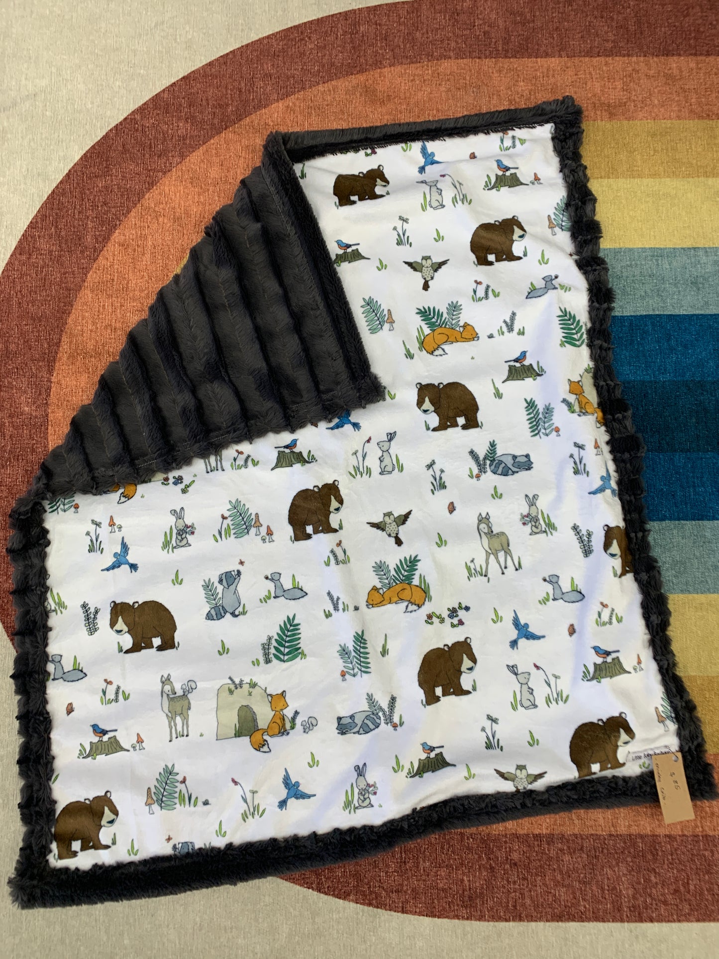 Crib Minky Blanket (30x40”)