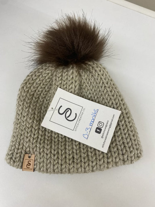 Baby Hat - Taupe