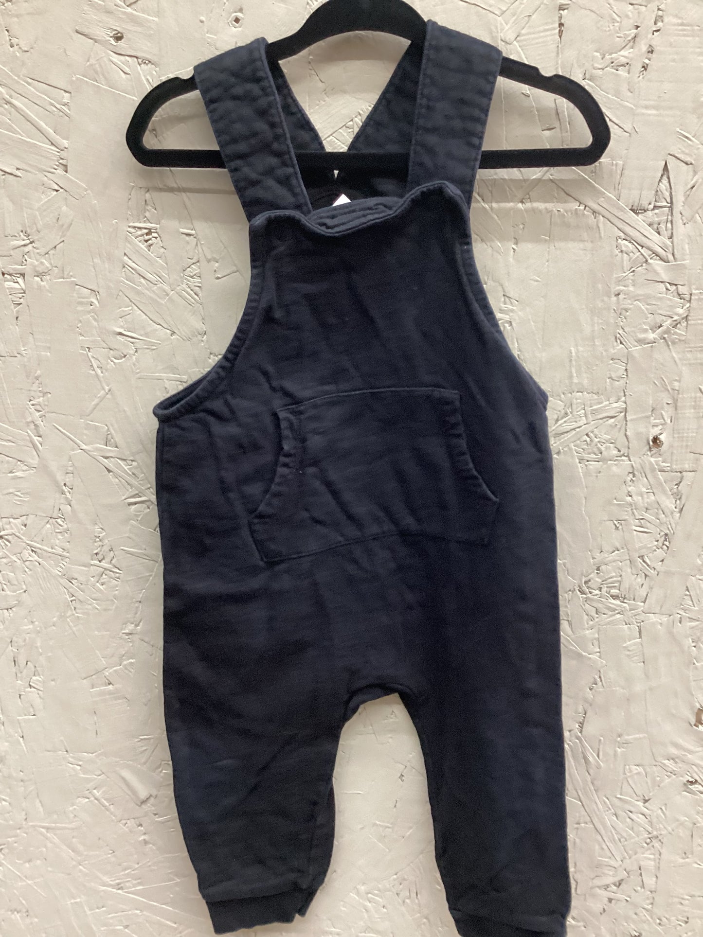 EUC H&M 12-18M Black Overalls