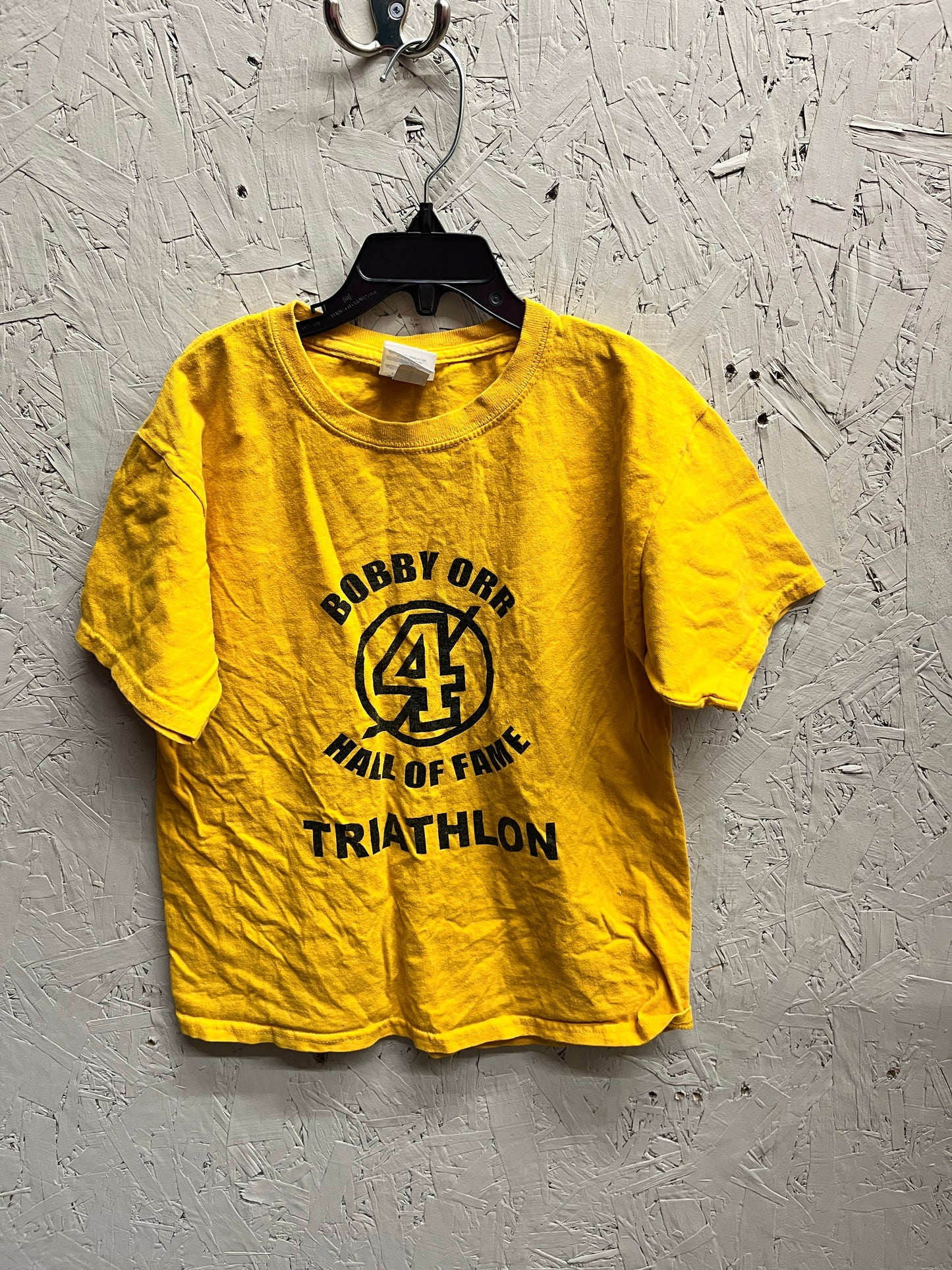 EUC Gildan Youth S (6-8Y) Yellow Bobby Orr SS T-Shirt