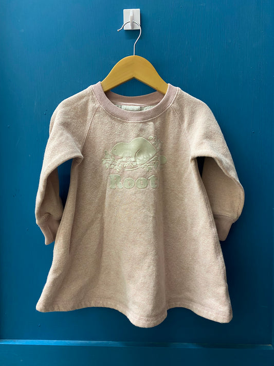 UC Roots 2T Pink Sweatshirt Dress