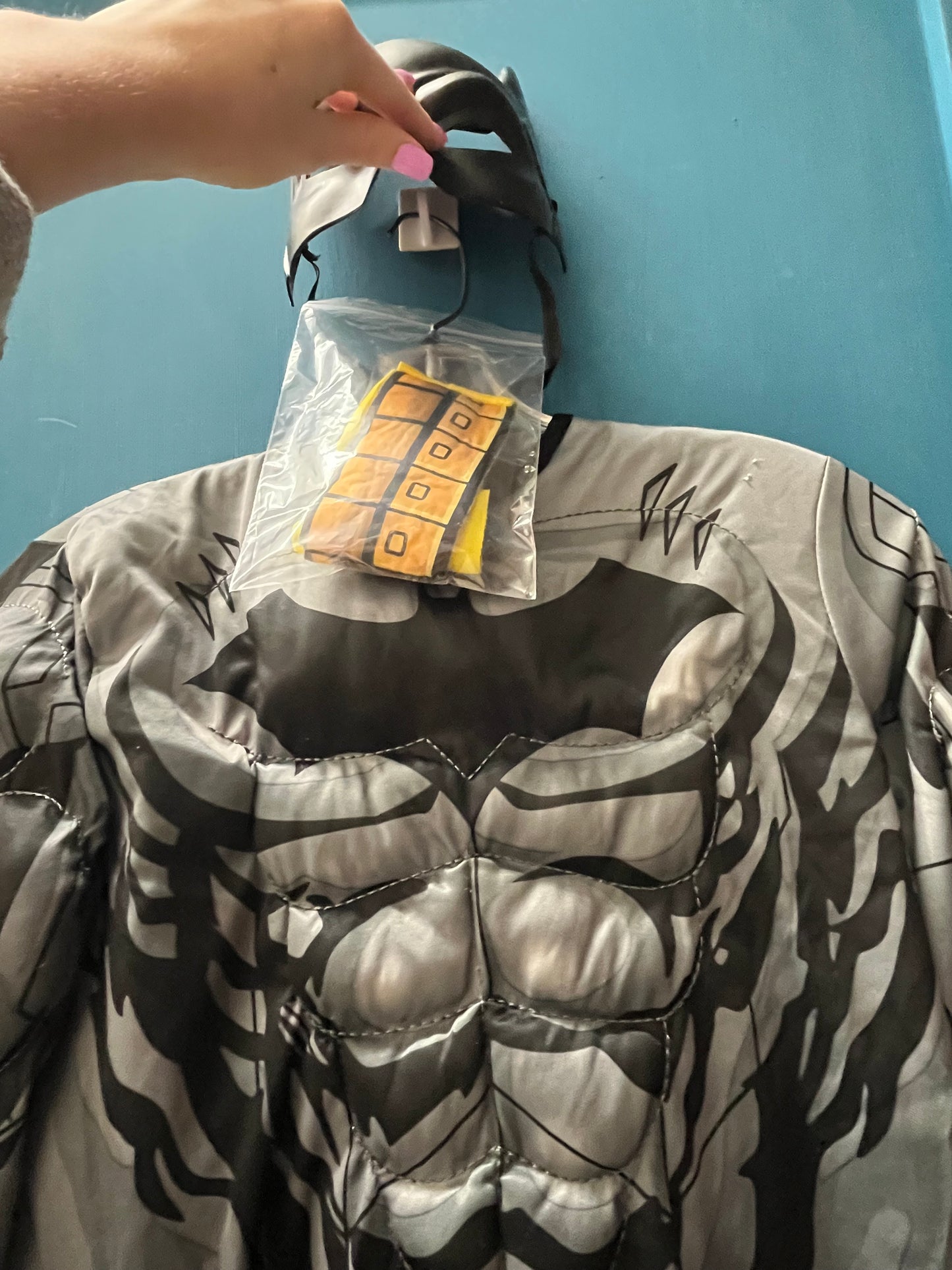 EUC Rubie Costumes Lg (8-10Y) Batman Costume