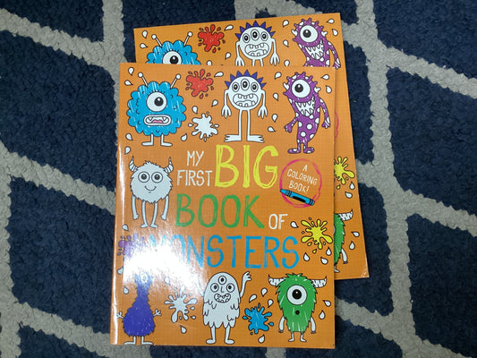 My First Big Book Of Monsters-A Colouring Book!