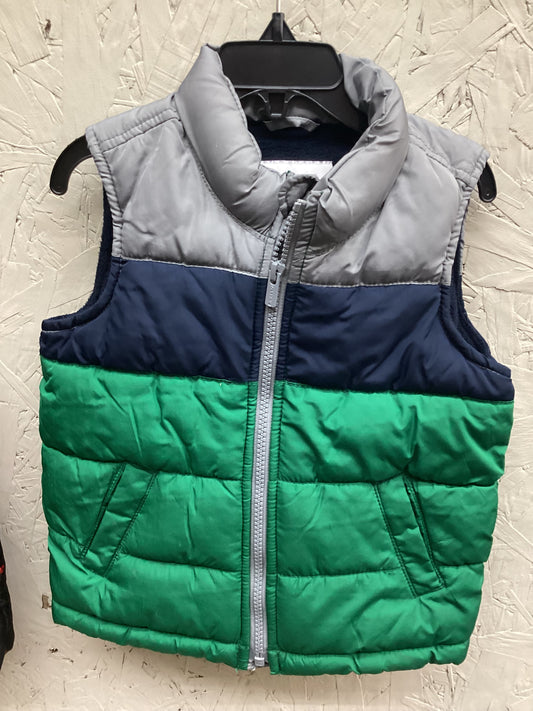 EUC Old Navy 3T Grey/Navy/Green Vest