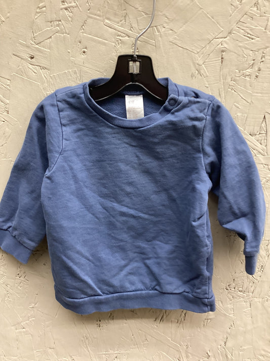 EUC H&M 9-12m Blue Crewneck