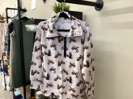 Doodle bug 1/4 zip sweater off road rush