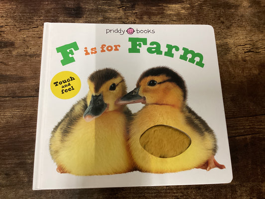 priddy books-F is for Farm-Touch and Feel