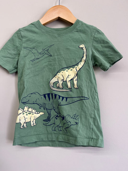 EUC Carters 3T Green Dino T-Shirt