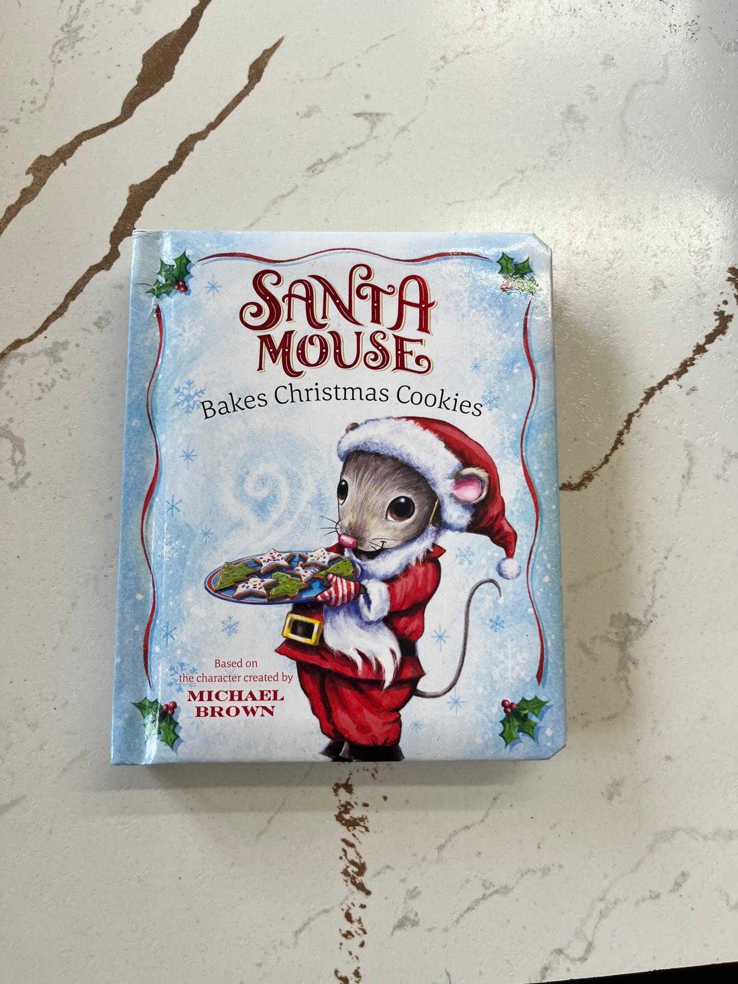 Santa Mouse Bakes Christmas Cookies