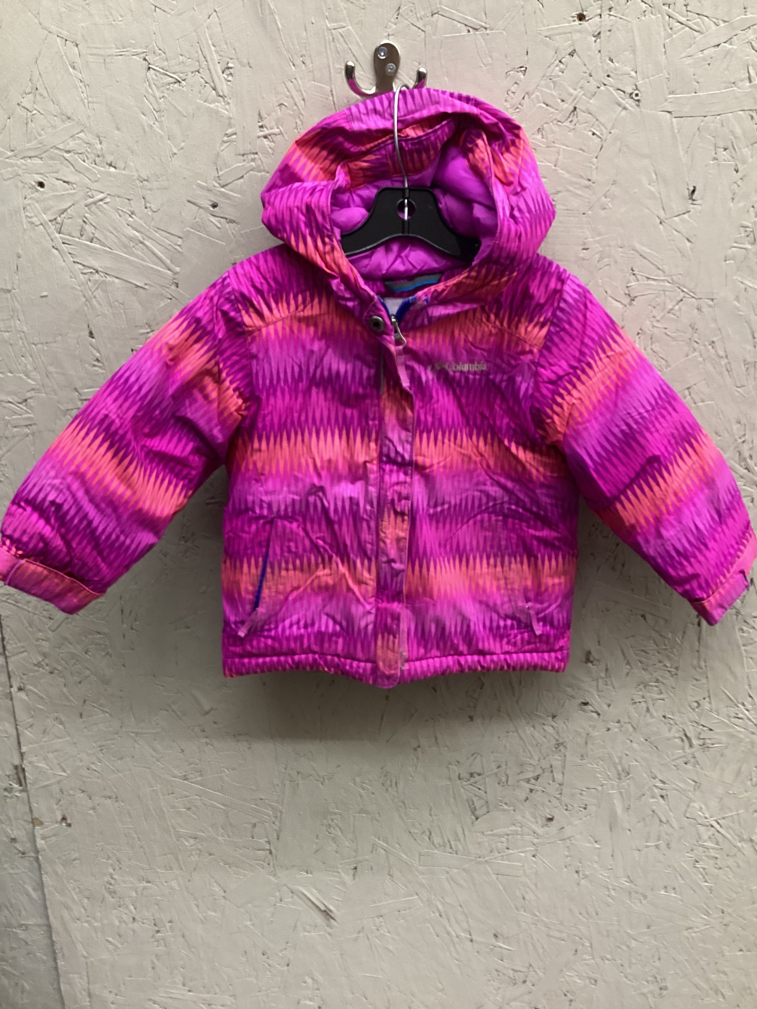 EUC Columbia 3T Pink Purple Winter Coat Littles and Co. Walkerton