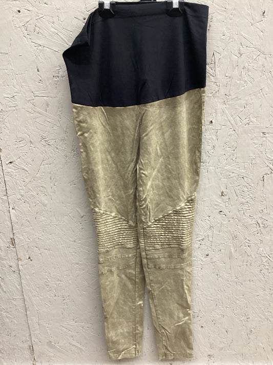 EUC Preggo Leggings XL Tan Leggings