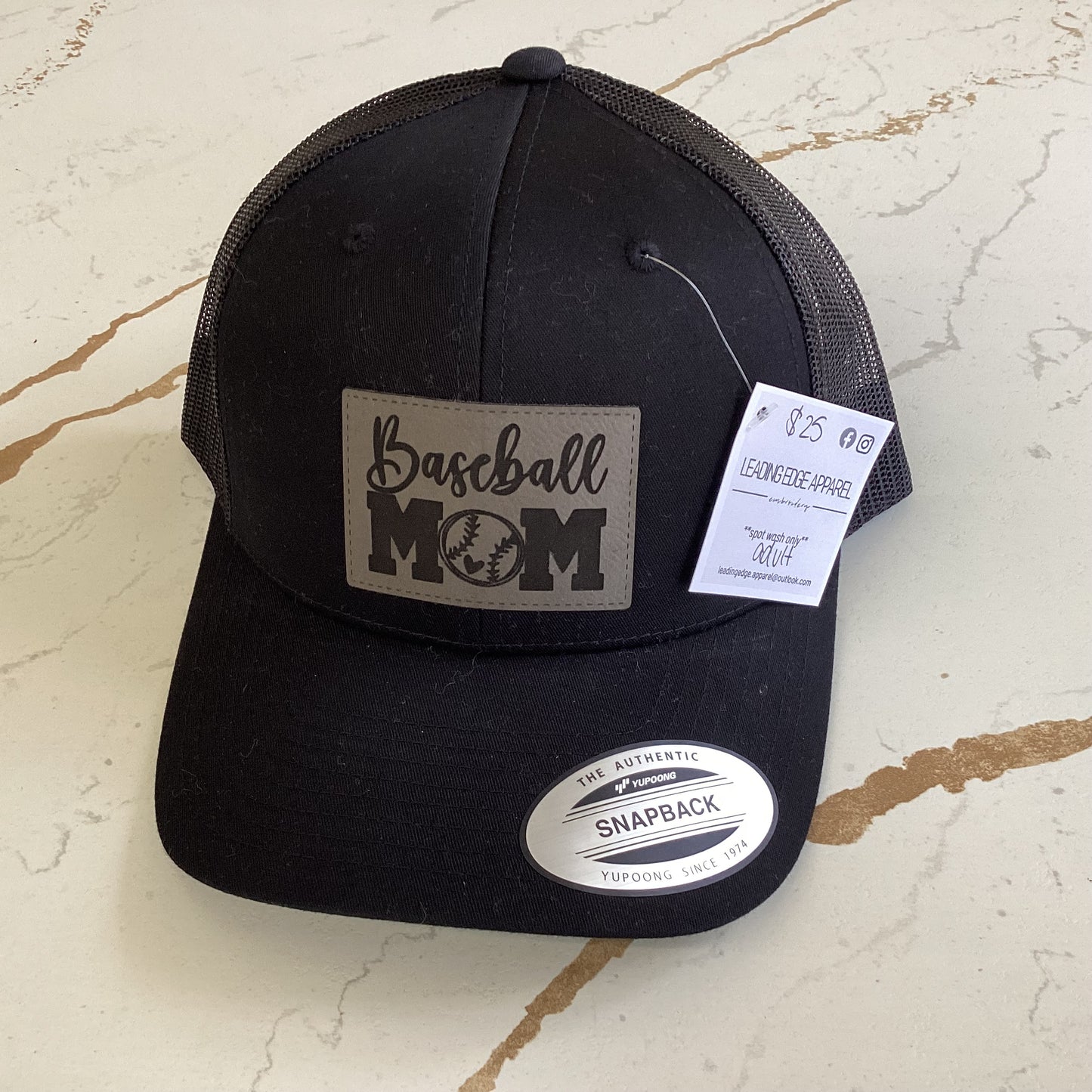 Adult “Baseball Mom” Trucker Hat