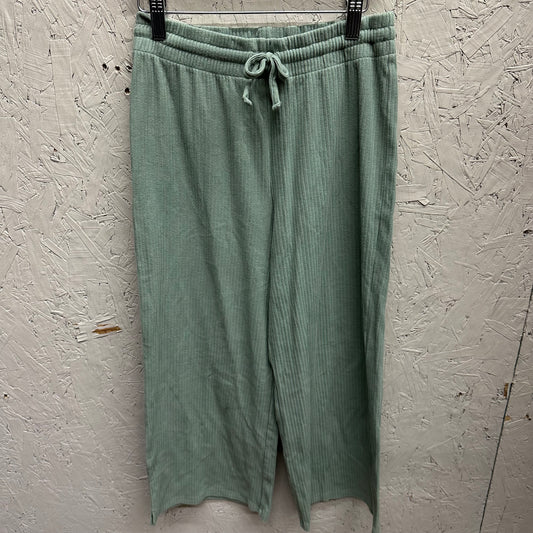 EUC George XL(14/16Y) Green Ribbed Wide Leg Pants