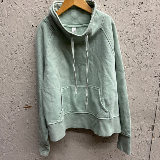 EUC Correio L(10/12Y) Green Mockneck Sweater