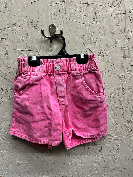 EUC H&M 7/8y Demin pink shorts