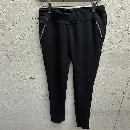 EUC Urban Kids Lg(14/16Y) Black Leggings with Zippers