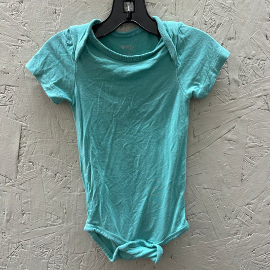 EUC Kyte 6-12m Turquoise SS Onesie