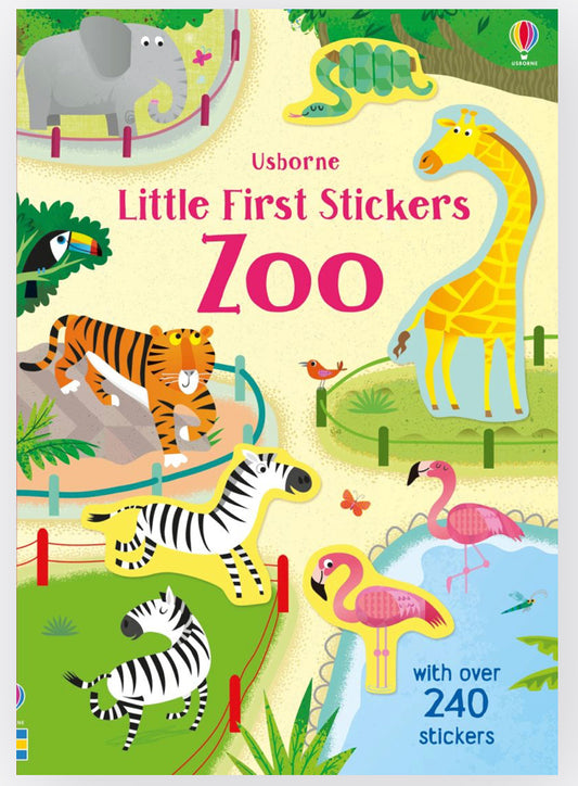 Usborne Little First Stickers Zoo