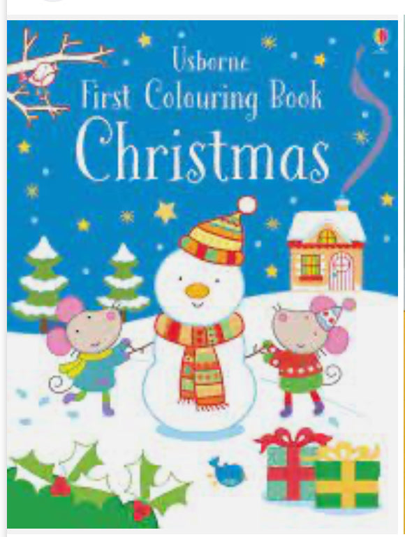 First colouring book Christmas