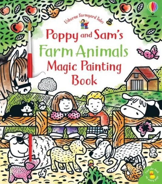 Poppy and Sam’s Farm Animals Magic Painting Book