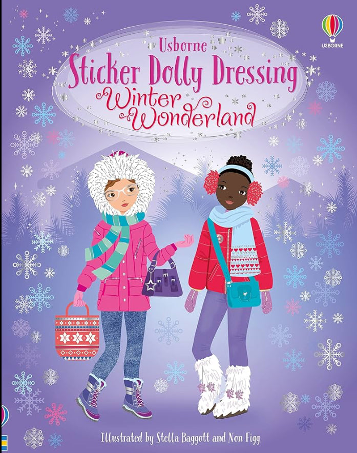 Sticker Dolly dressing winter wonderland