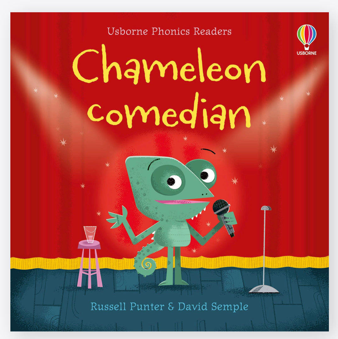 Usborne Phonics Readers : Chameleon Comedian