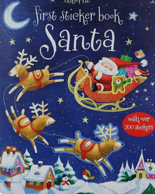 First sticker book Santa