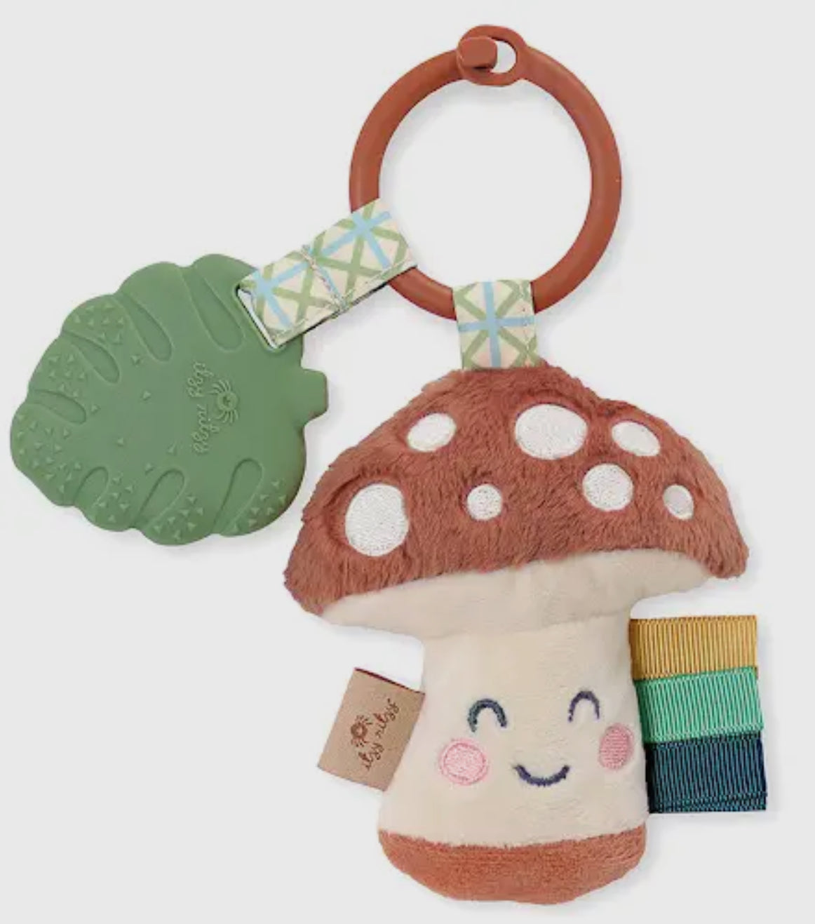 Itzy Pal - Mushroom - Plushie & Teether