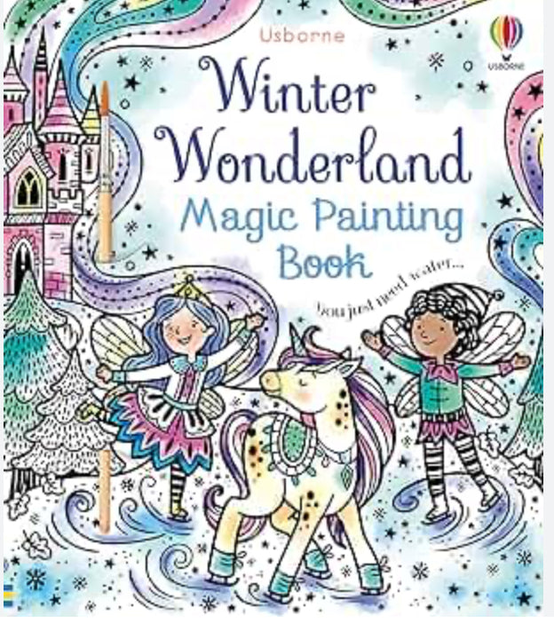 Winter wonderland magic painting book