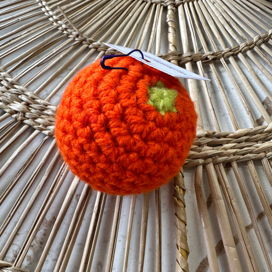 Crocheted
 Orange