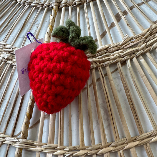 Crocheted
 Strawberry