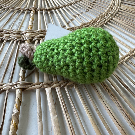 Crocheted
 Pear