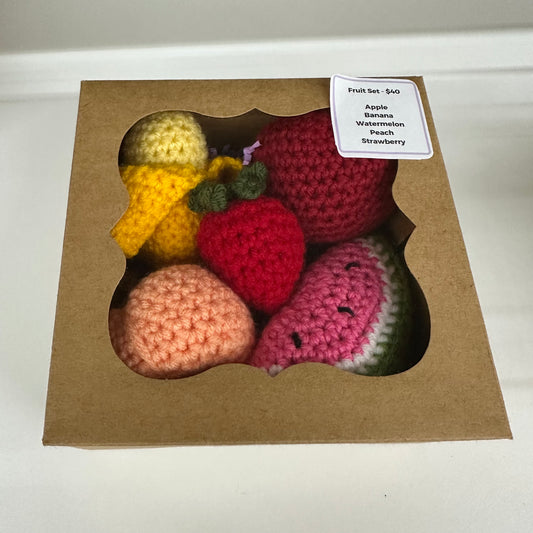 Crocheted
 Fruit Set