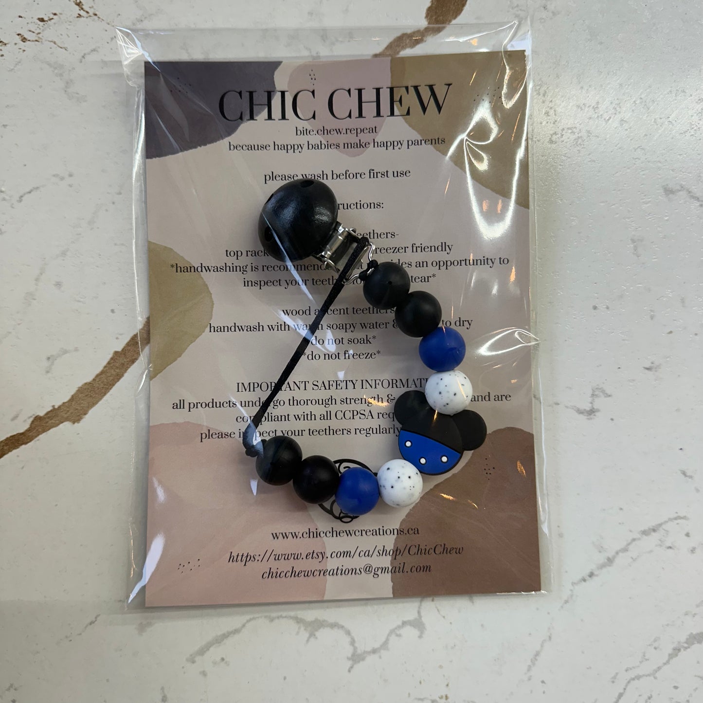 Chic Chew Pacifier Clips