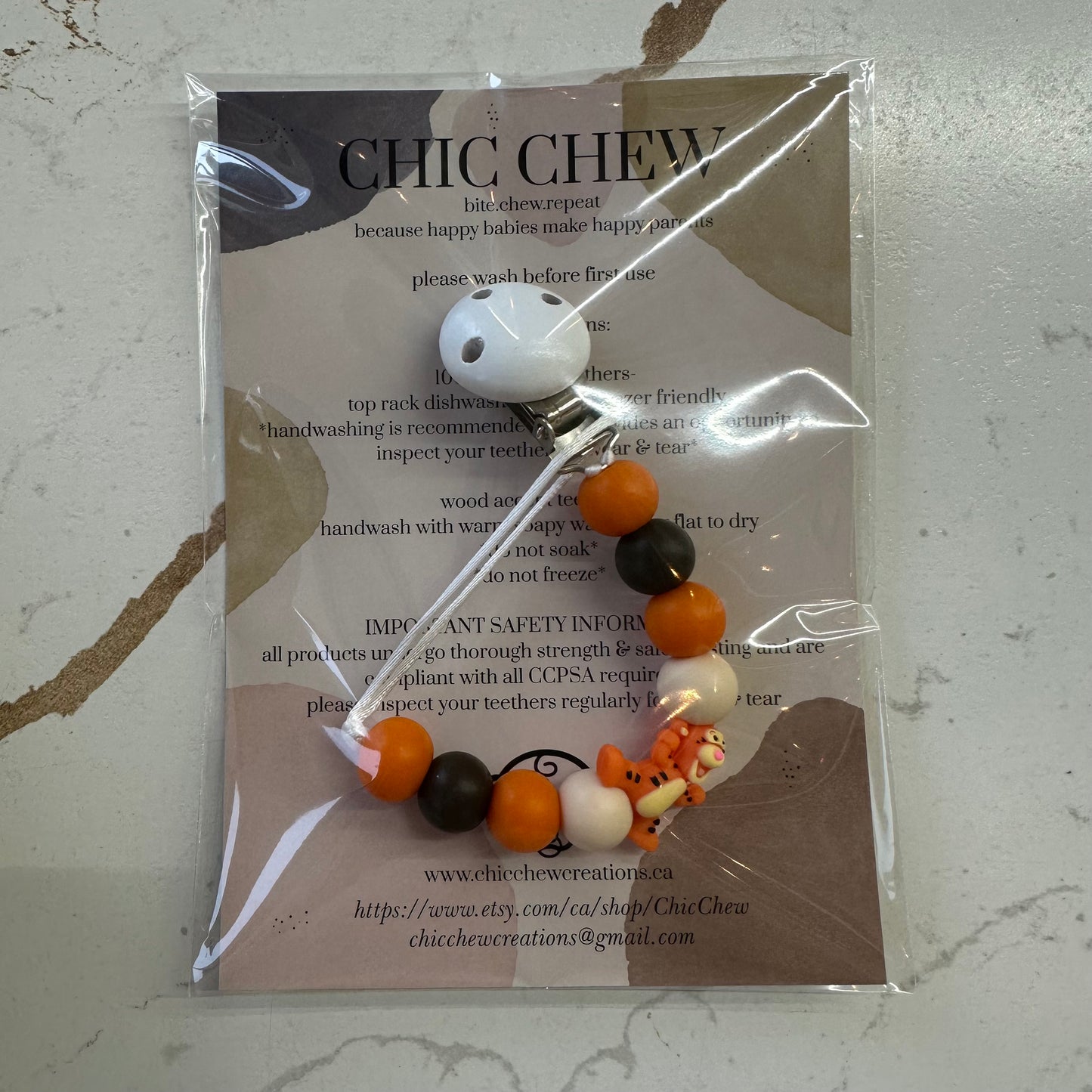 Chic Chew Pacifier Clips