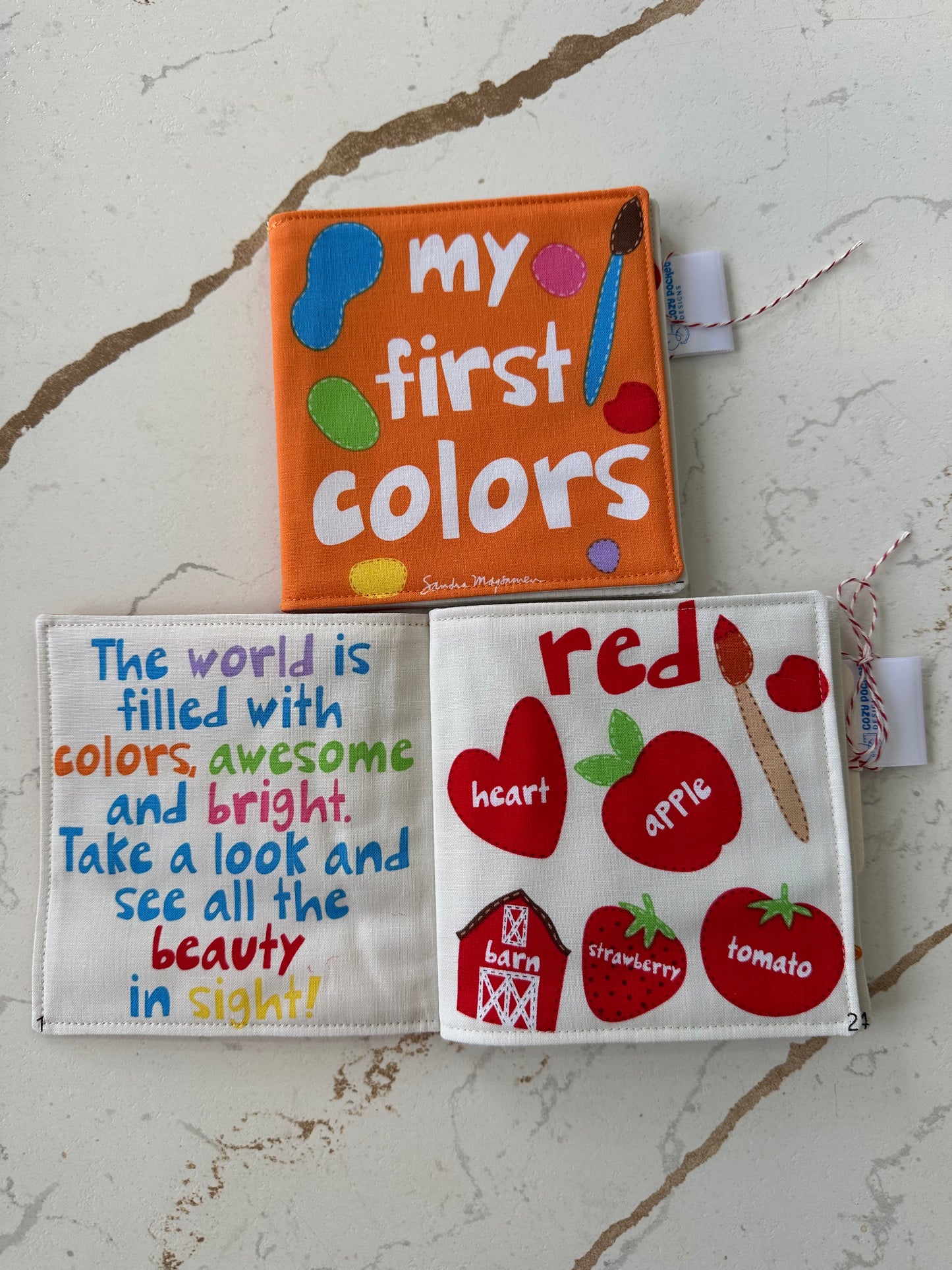 Mini Cloth Book - Colours