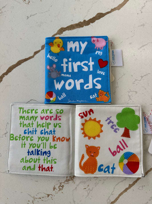 Mini Cloth Book - Words