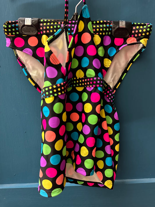EUC George XL Rainbow Dot Tankini