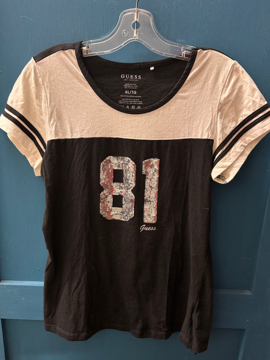 GUC Guess XL Black/White T-shirt