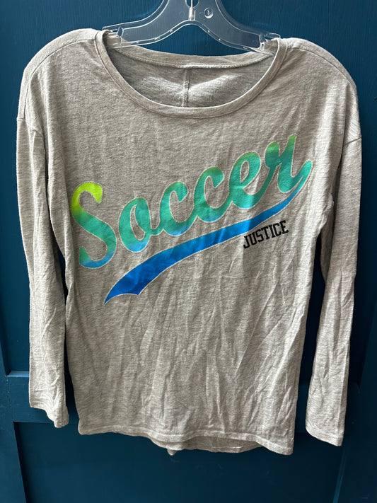 GUC Justice 14 Grey LS T-shirt Soccer