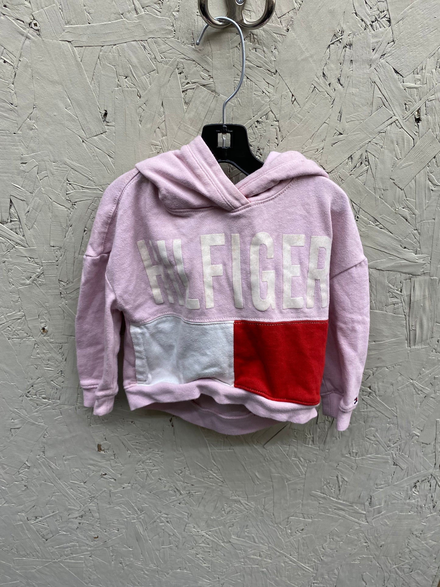 EUC Tommy Hilfiger 2/3 pink hoodie