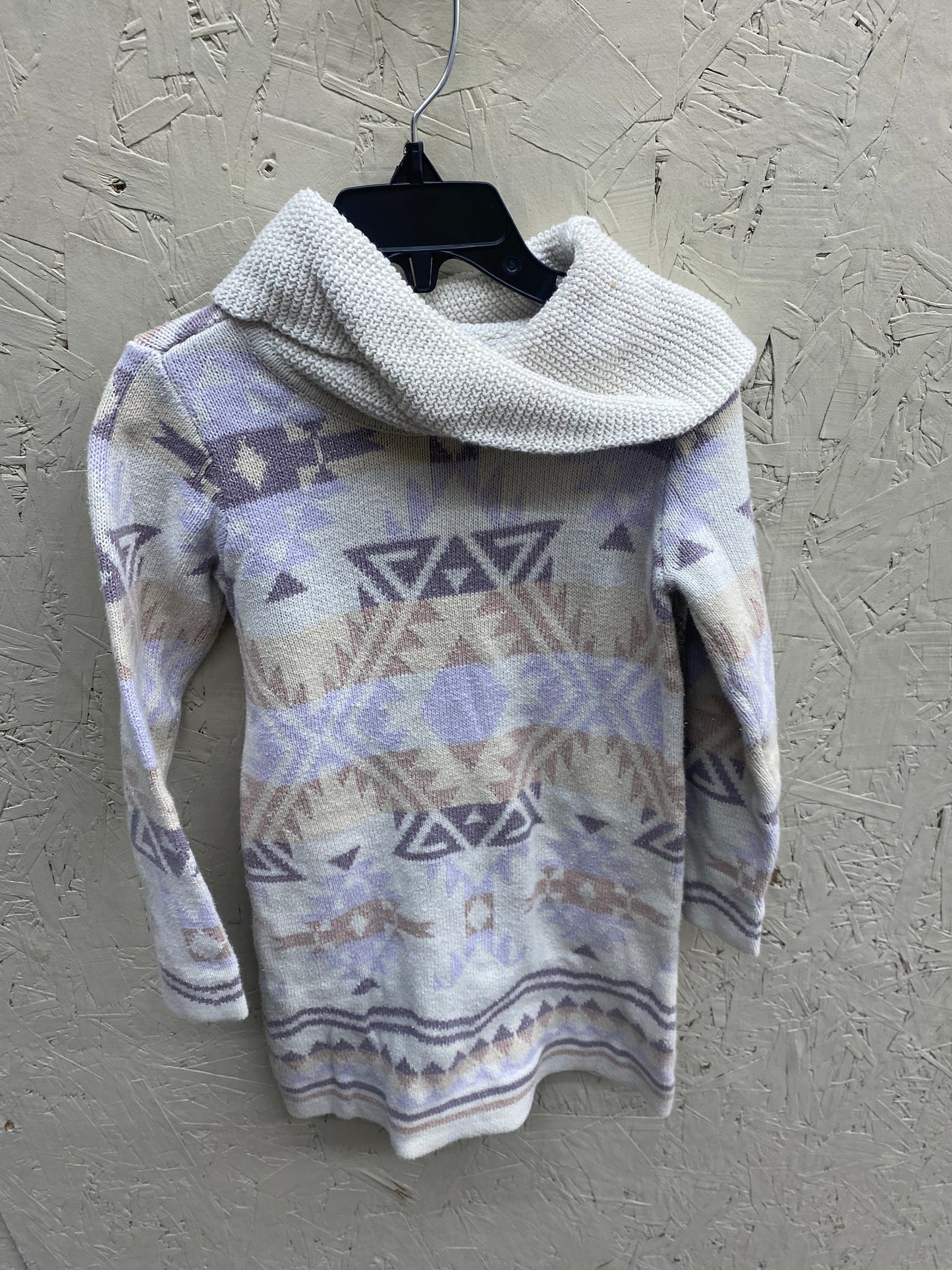 EUC Gap 5 grey long knit sweater