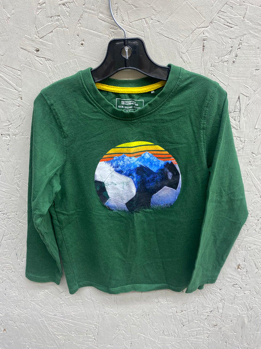 EUC Mntn warehouse 7/8 green LS shirt