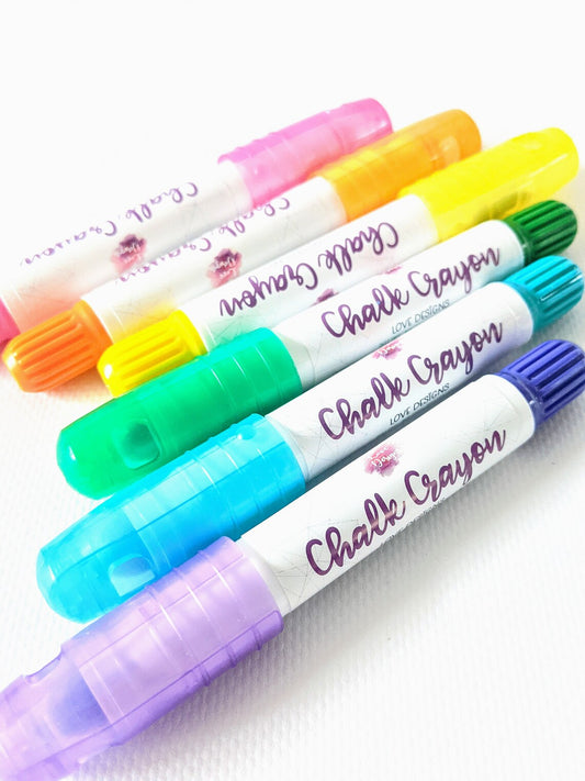 6 Pack Chalk Crayons