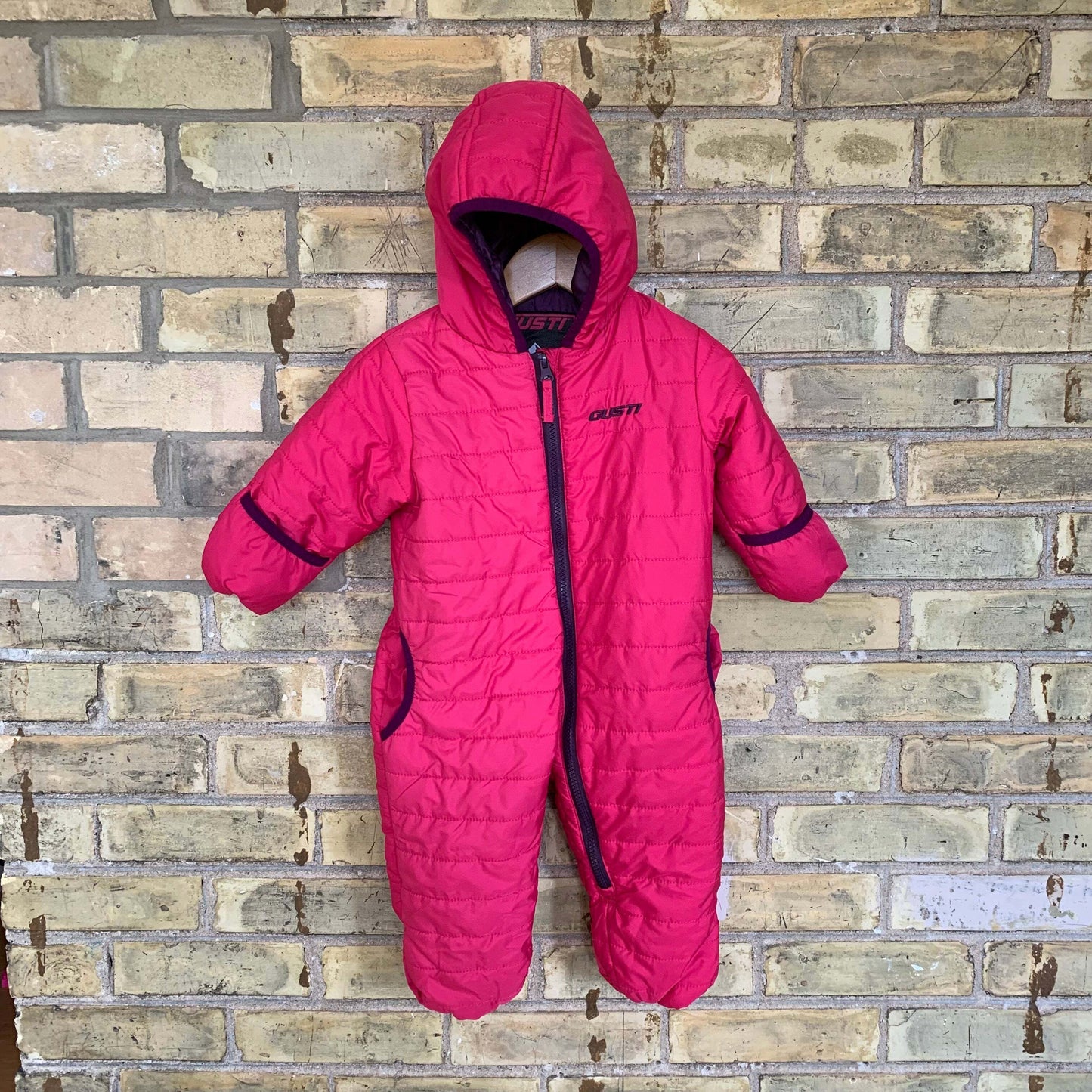 Gusti 6M Pink Snowsuit