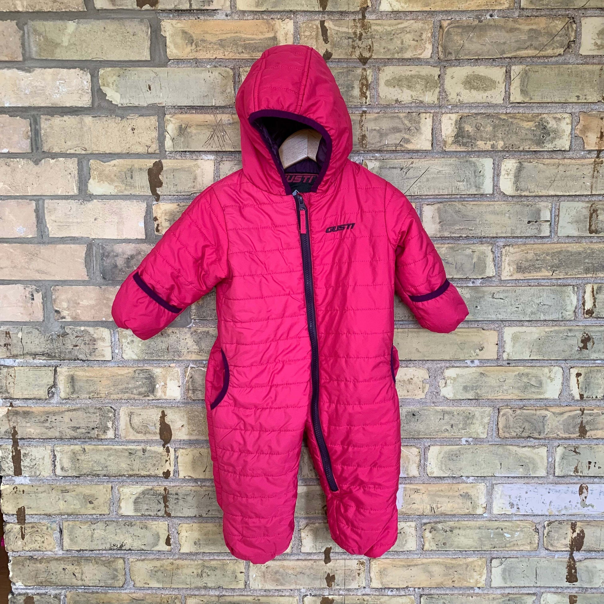 Gusti 6M Pink Snowsuit