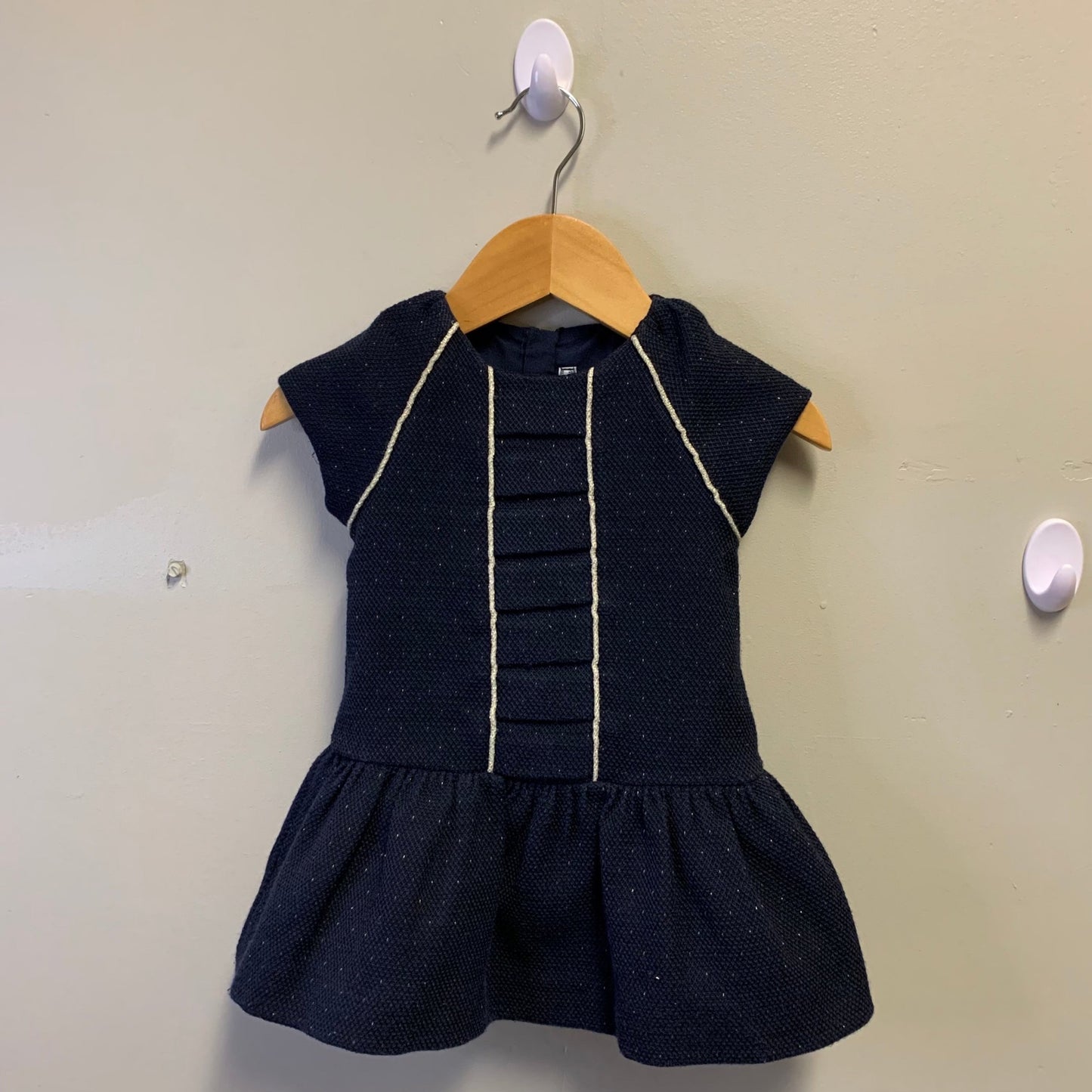 Mayoral 12M Navy Glitter SS Dress