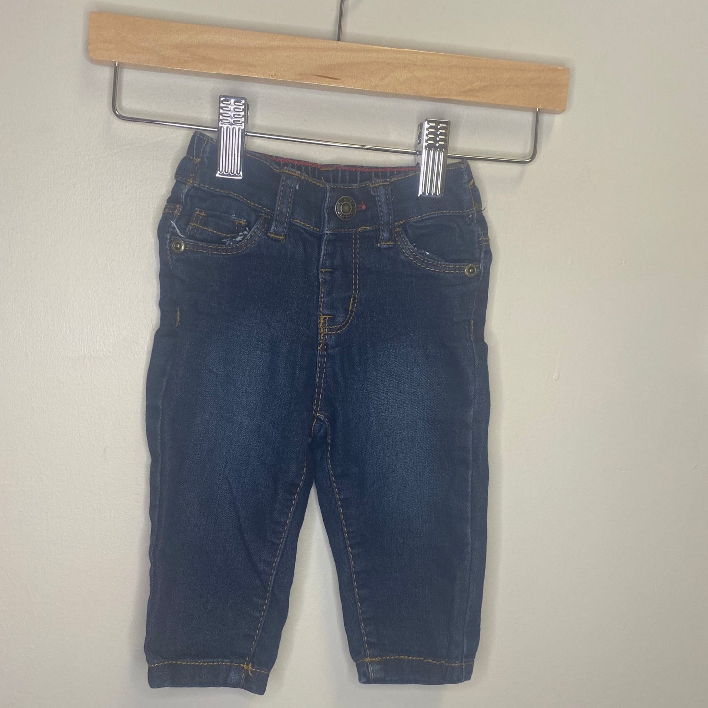 George 0-3M Straight Leg Dark Denim Jeans