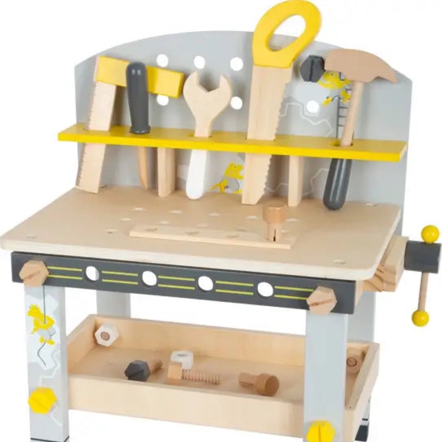 Small Foot Wooden Toys Compact Workbench "Miniwob" Playset